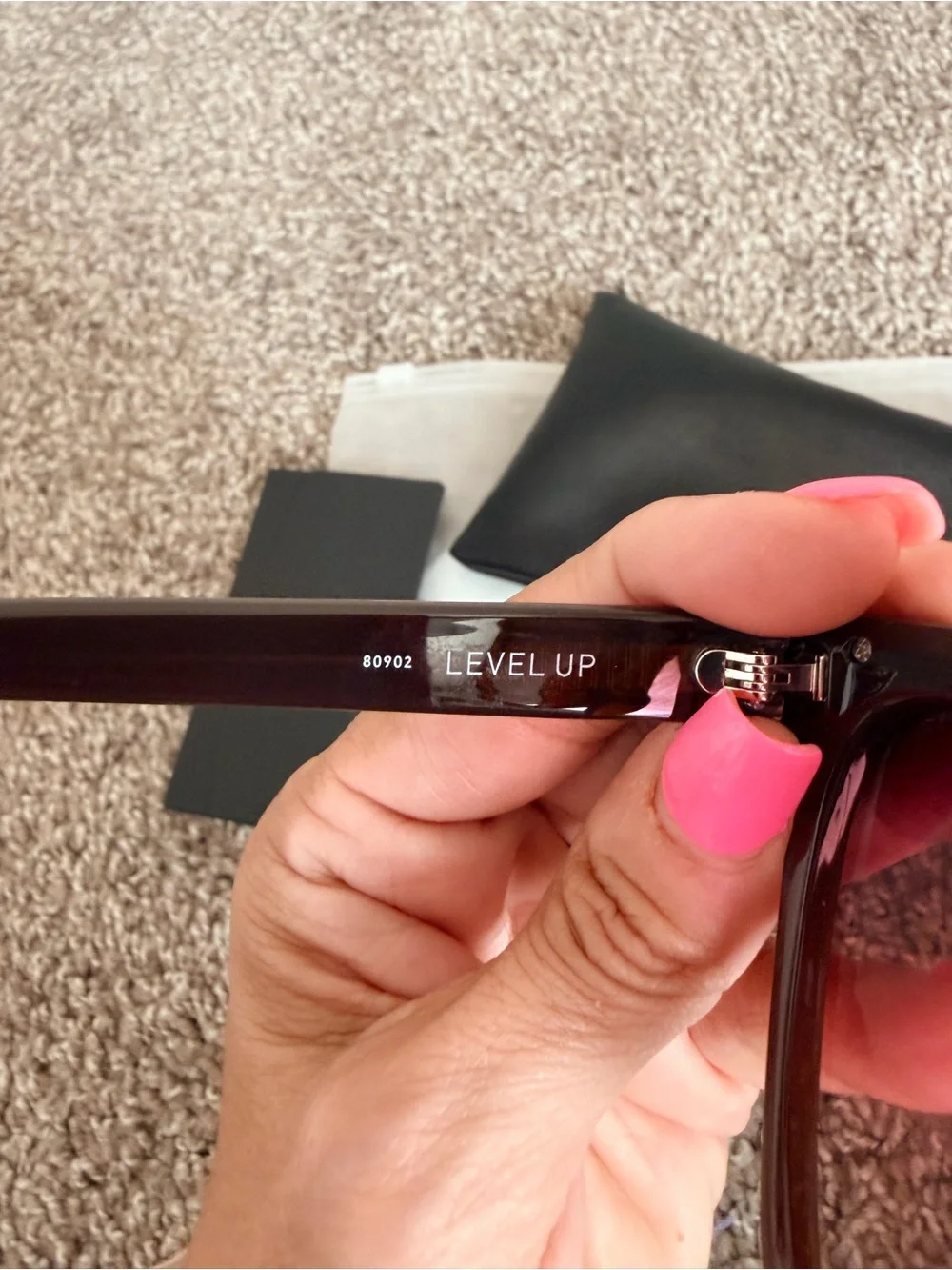 NIB Quay Level up remixed oversized square sunglasses unisex 51mm